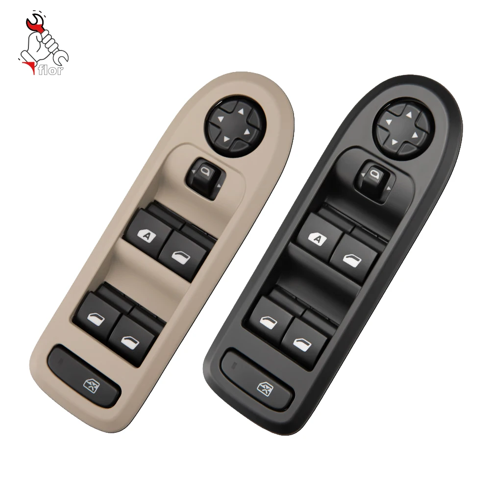 

Блок управления стеклоподъемниками для автомобилей с левым рулем, для Citroen C-Elysee 2014-2018, главный переключатель управления электрическими стеклоподъемниками