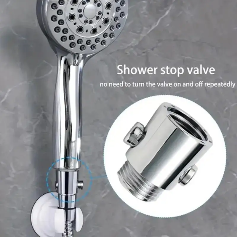 Multifunctional Shower On Off Valve Water Volume Water Pressure Adjust Valve Replacement Water Restrictor Handheld Shower