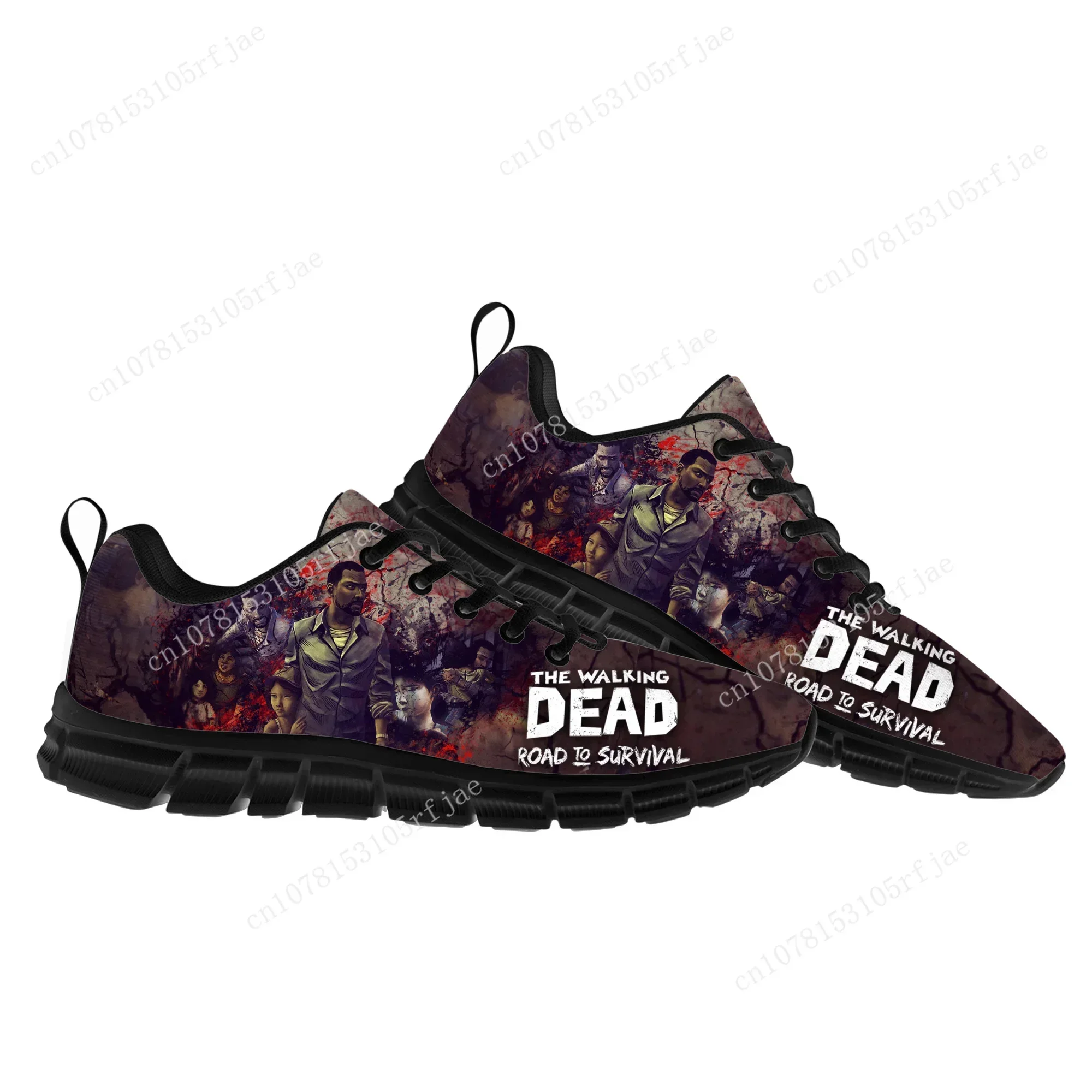 The Walking Dead Sports Shoes Cartoon Game Men Women Teenager Children Sneakers Fashion High Quality Sneaker Custom Built Shoes