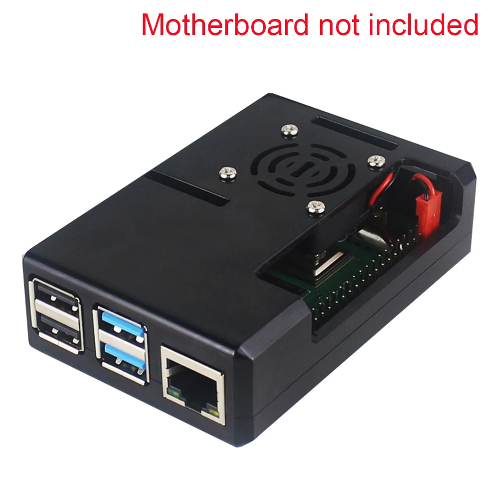 Parts Accessories Durable Compact Demo Board Interfaces Ports Cover Protective ABS Case With Cooling Fan4