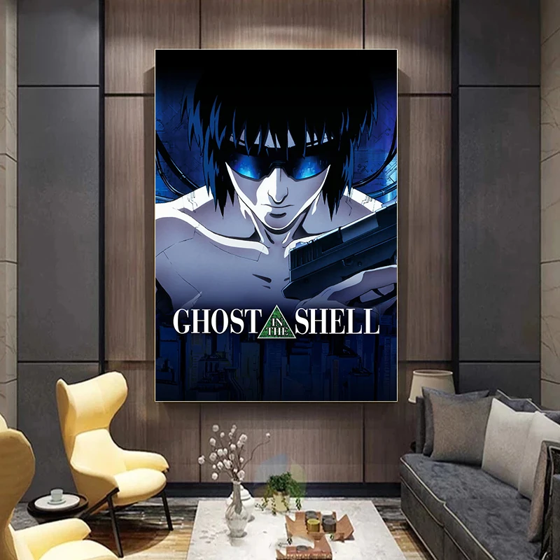 Latest Animation THE GHOST IN THE SHELL Poster Modern Anime Prints Canvas Painting Wall Art Pictures Home Living Room Decoration