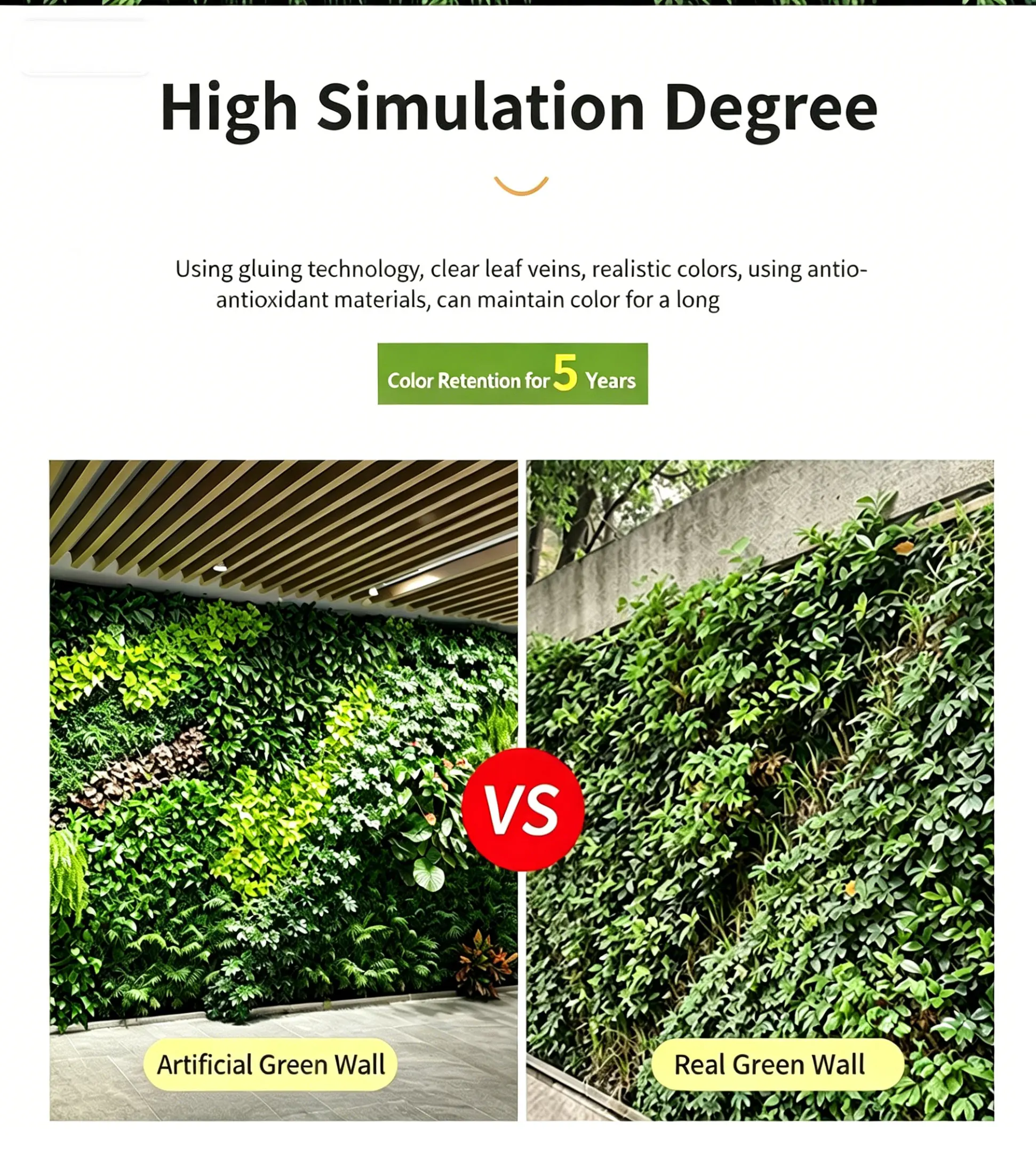 Lush Green Wall Panels 5