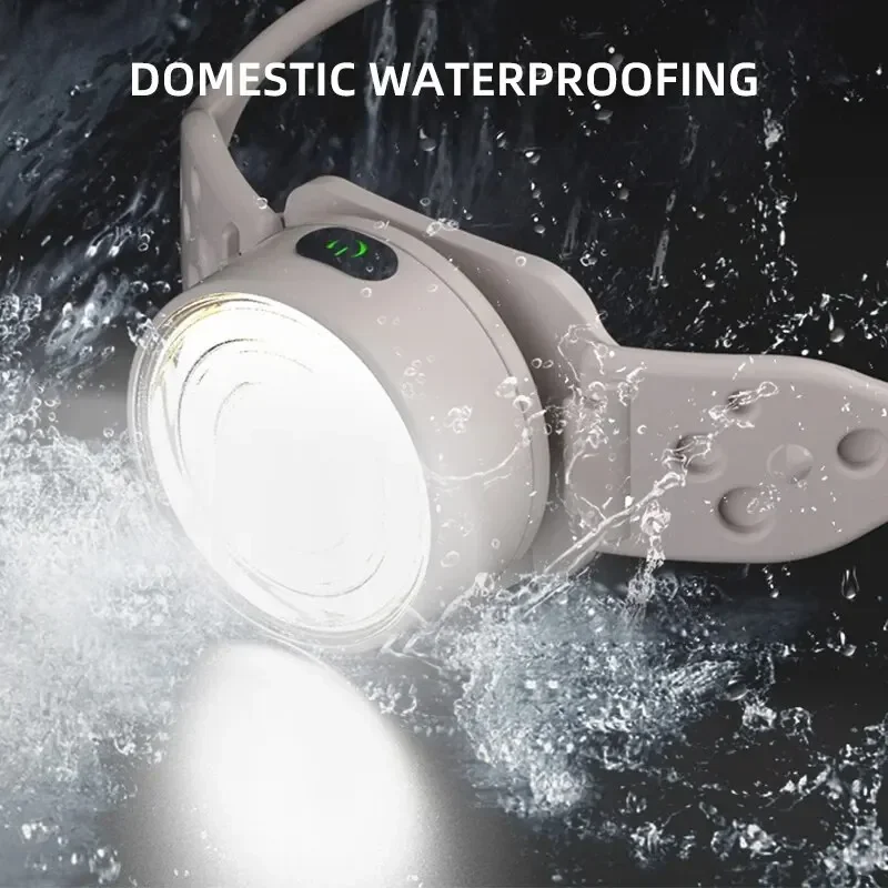 Lampu Depan LED Isi Ulang Lampu Senter Kepala Kuat untuk Memancing, Berkemah, Mendaki, Lampu LED Mini