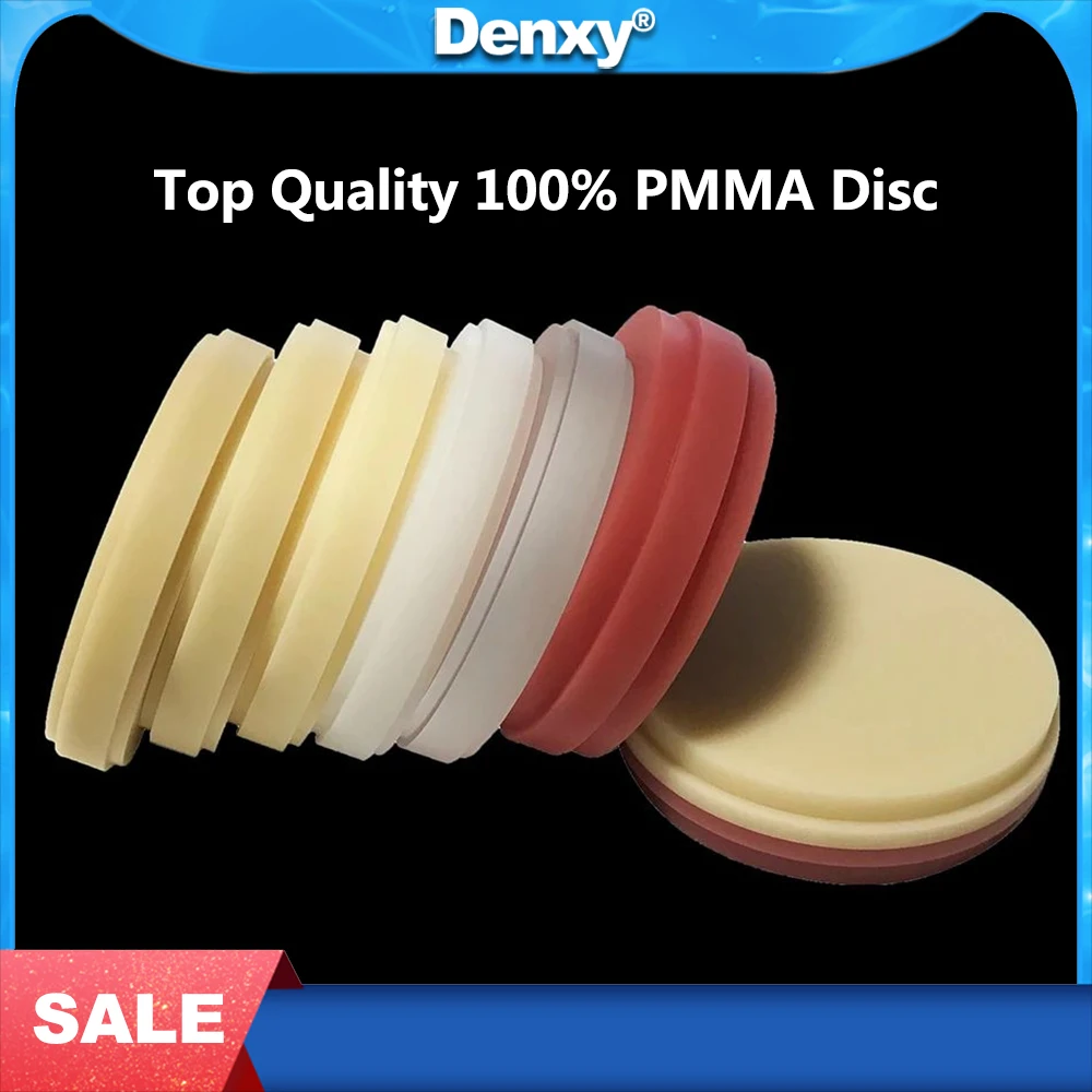 

DENXY 5 шт./лот, стоматологические диски из ПММА, фрезерные блоки, стоматологический материал, лаборатория для изготовления временных мостов, стоматологические реставрации, блок из смолы