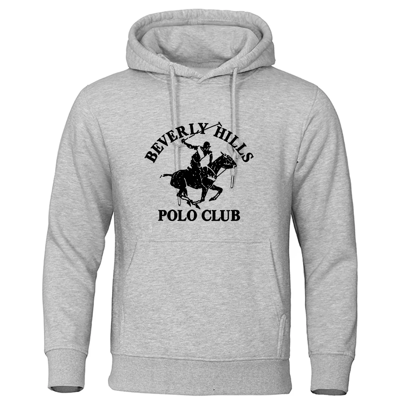 Beverly Hills Polo Club Popular Women\'s Autumn/Winter Round Neck Hoodie Printed Casual Loose Women\'s Long sleeved Sweater