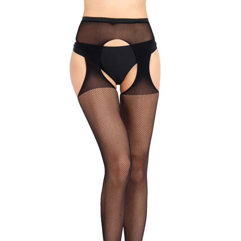 Leggings jacquard une pièce en dentelle, sous-vêtements, collants, bretelles ouvertes, 1 pièce