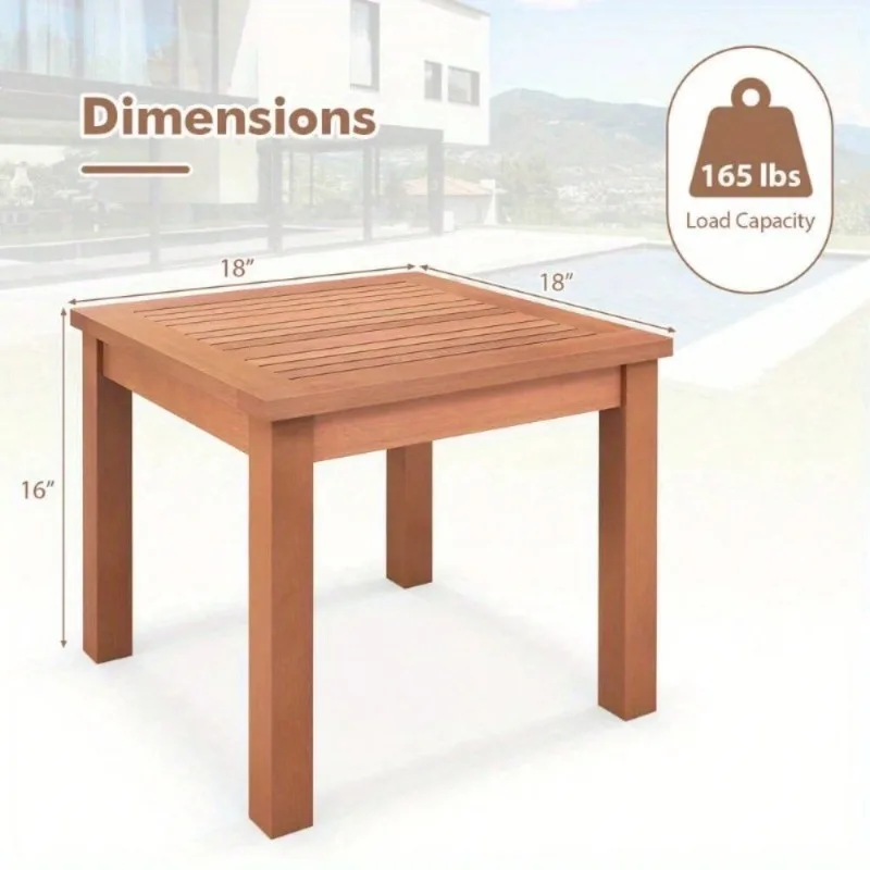 Outdoor Adirondack Side Table 18