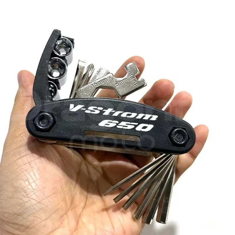 For Suzuki V-Strom 250 650 1000 1050 XT V Strom VStrom 800DE DL650 Motorcycle Multifunction Tool Portable Repair Screwdriver Set