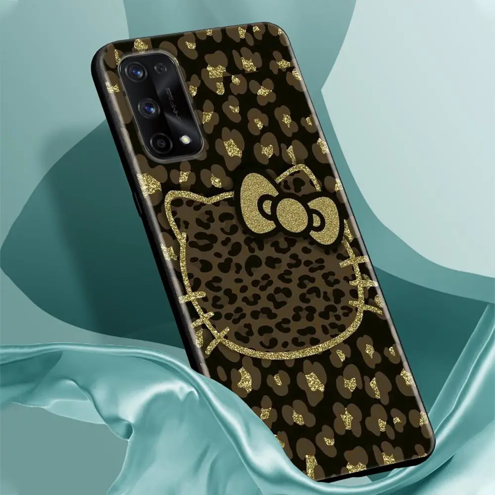 Cute Cat Hello K-k-Kitty Funda Case For Realme GT 2 Pro Master Neo2 NARZO 50 50I 50A 5G C35 C33 C31 C30 C21 V25 Case Shell Capa