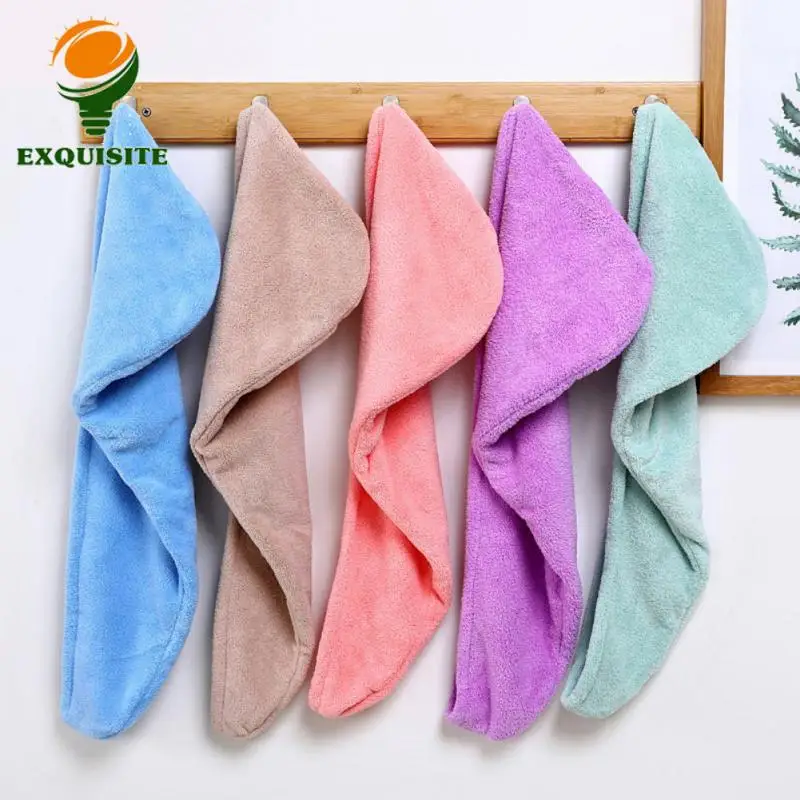 Hair Cap Quality Embroidered Hair Driers Quick Dry Lovely Absorbent Bath Towel Absorbent Towel Highly Appraised Shampoo Cap