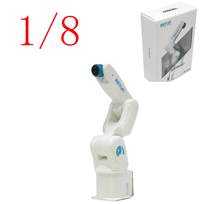 

Литой под давлением MASTER масштаб 1/8, пластиковая механическая рука ESTUN ESTUN ER8-720-MI, игра с механической рукояткой, игрушка для мальчика, подарочная коробка