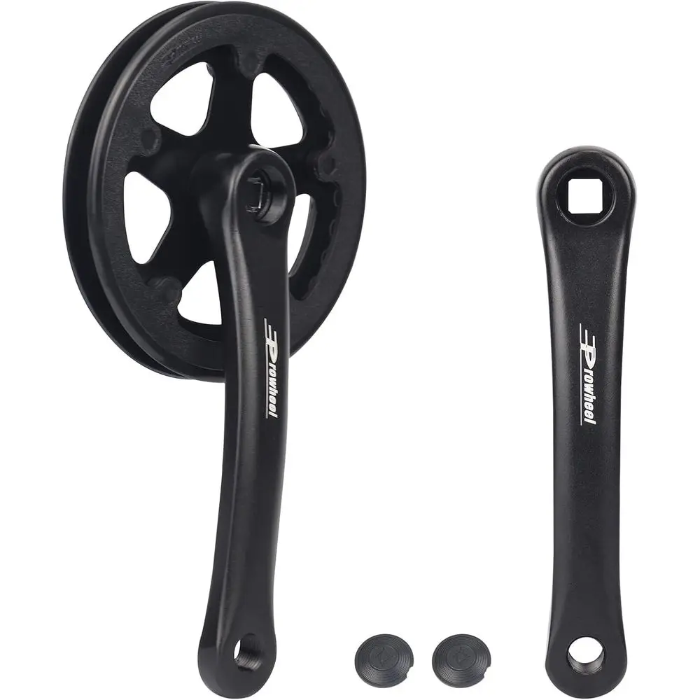 

Комплект шатунов Prowheel (1 шт./одинарный) 32T с длиной шатуна 170 мм и двойными защитными кожухами цепи для MTB, старых велосипедов, совместимый