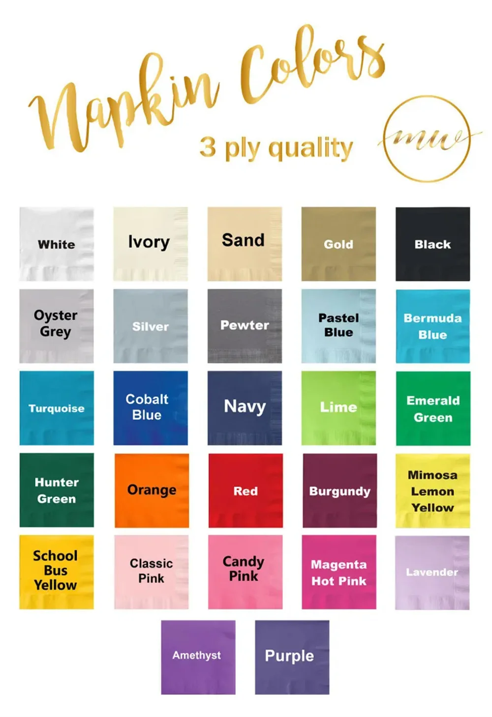 50pcs Personalized Wedding Napkins Sip Sip Hooray Premium 3 Ply Quality Cocktail Beverage Printed Custom Paper Napkins