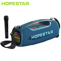 Hopestar A60 Waterproof TWS Stereo Wireless Bluetooth Speakers for Party 100W High power Karaoke Outdoor Speaker With Microphone