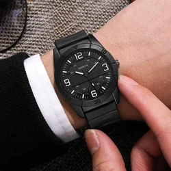 Stylish Digital Men Watch Made with High Quality Movement Three Pin Analog Display Simple Watch Suitable Gifts for Men