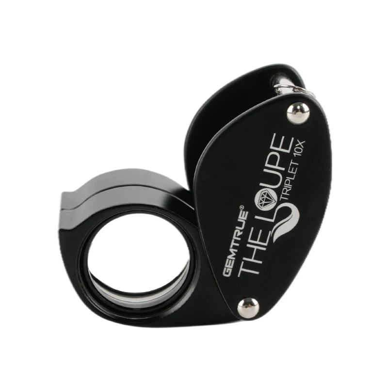 

Dikai Tools GemTrue Brand Professional Diamond Loupe Triplet 20.5mm 10x Black Color - DK16012-100