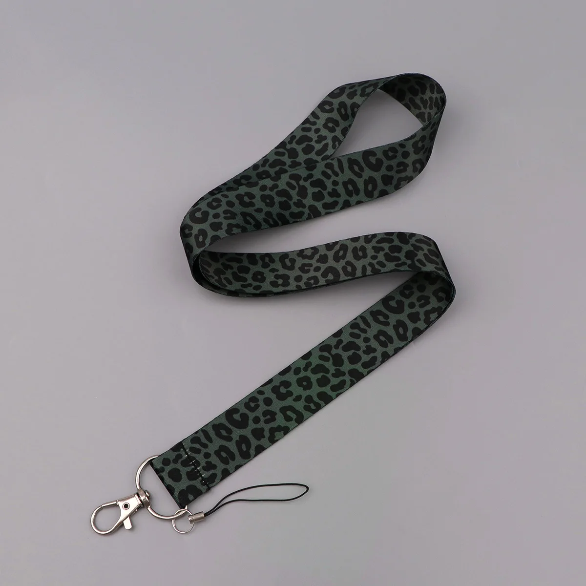 Leopard Print Lanyard Strap for Cellphone Key Chains ID Card Badge Holder Keychain Hanging Rope Keycord Neckband Accessories