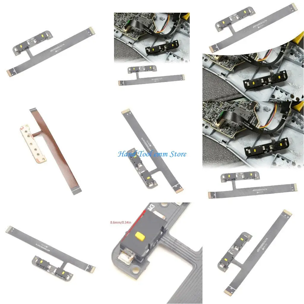 flexível do lado do mouse H37F para V3Pro Mouse Teclas laterais da placa -mãe