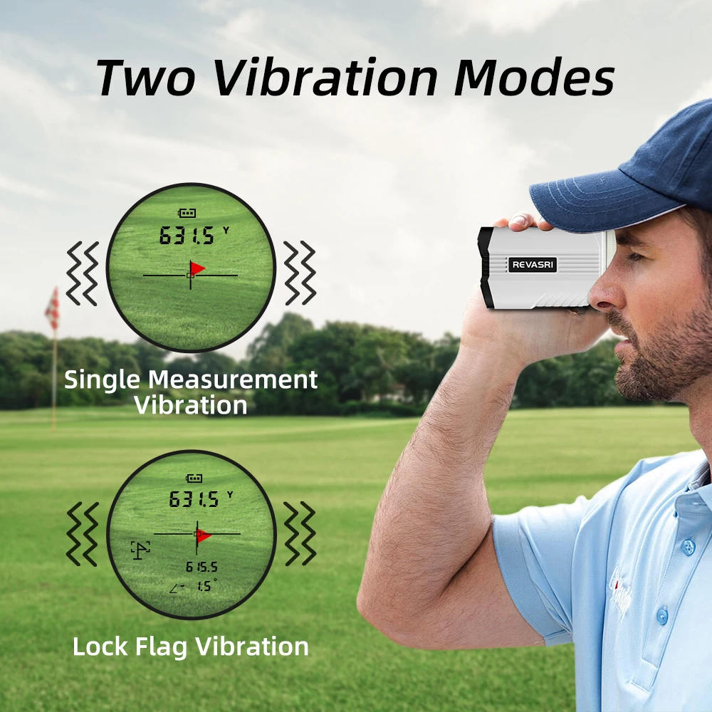 Mini Size Golf Rangefinder 1000 Yards Range Finder with Flag Lock Vibration Tournament Legal Rangefinder for Golfing and Hunting