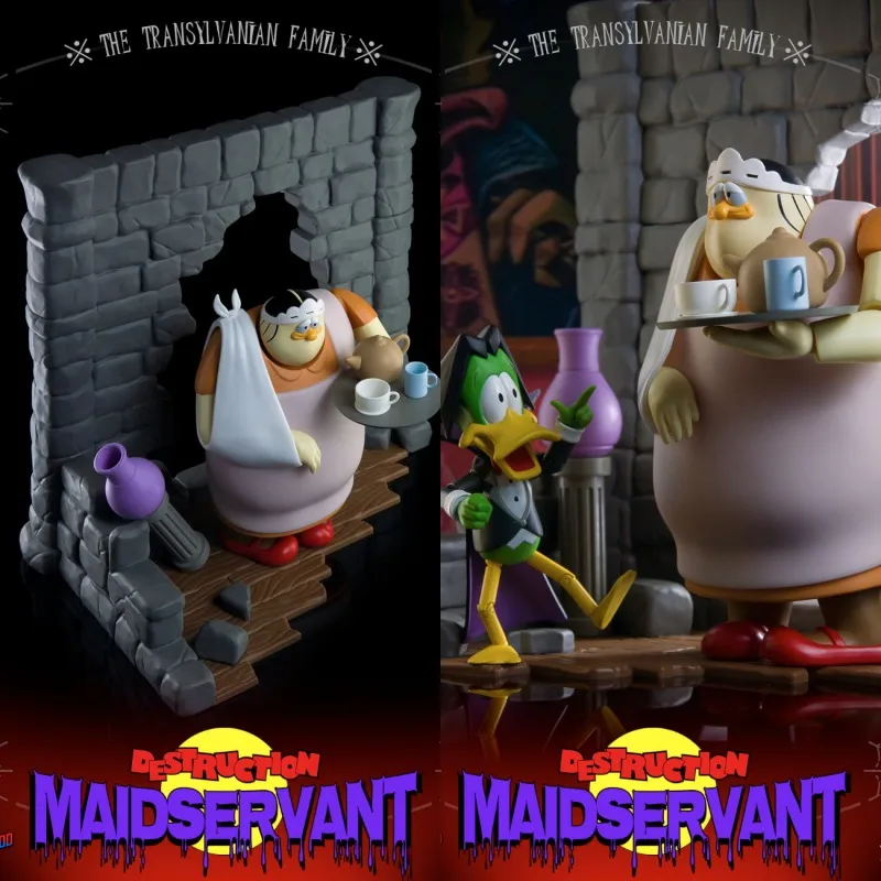 

Аниме-игрушка Happy Childhood Destruction Maid Count Duckula Nanni NewHC01 Vegetarian Count 1/12, 12 см, фигурка, модель, коллекционные игрушки