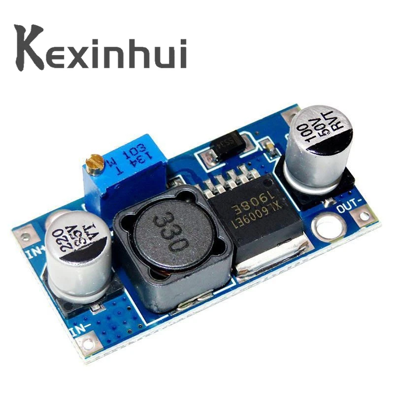 DC-DC Adjustable Step-up boost Power Converter Module XL6009 Replace LM2577