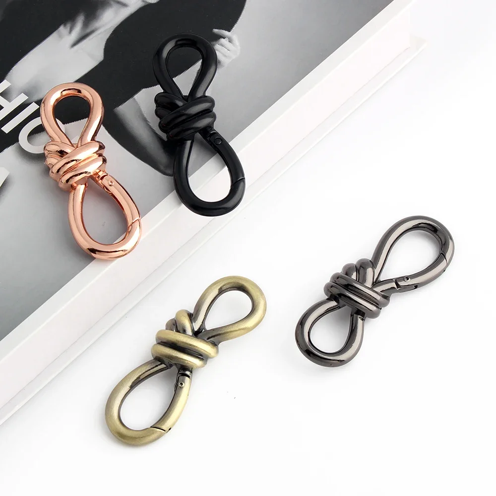 5-10-50PCS Open Metal Spring Gate Ring For Bags Handles Handbag Shoulder Belt Strap Dog Chain Snap Clasp Clip Hooks Accessories