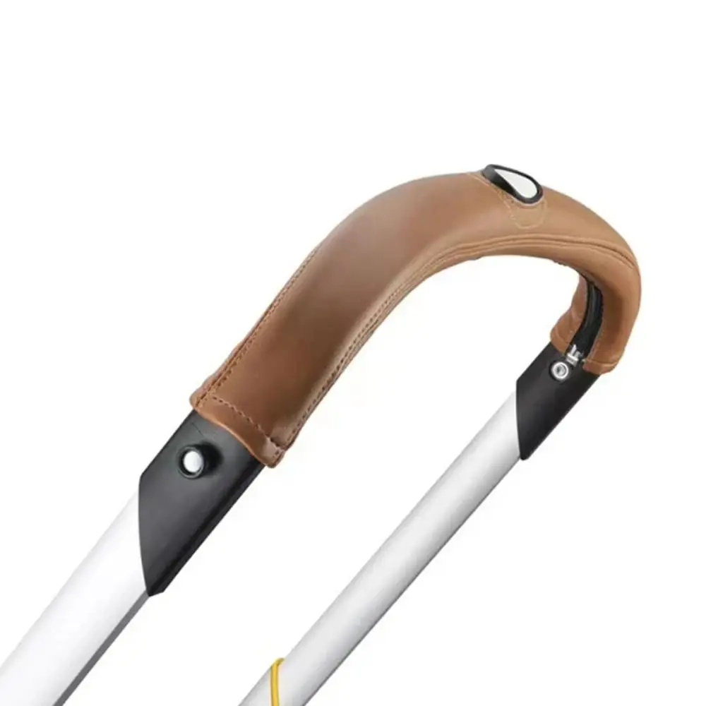 Чехол из искусственной кожи для ручек, съемный моющийся чехол для ремня, аксессуары для коляски