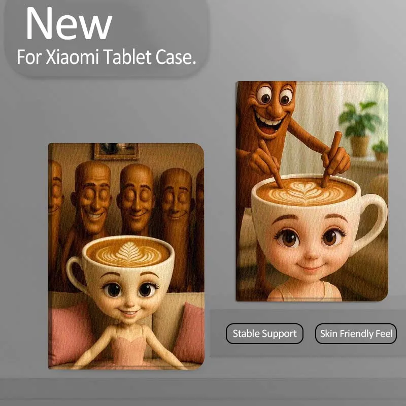 

Ballerina Cappuccina TungTung Tablet Case For Xiaomi Redmi Mini Pad SE K 2 4 5 6 7 8 2023 2025 11 8.8 11.2 10.1 Pro Gift