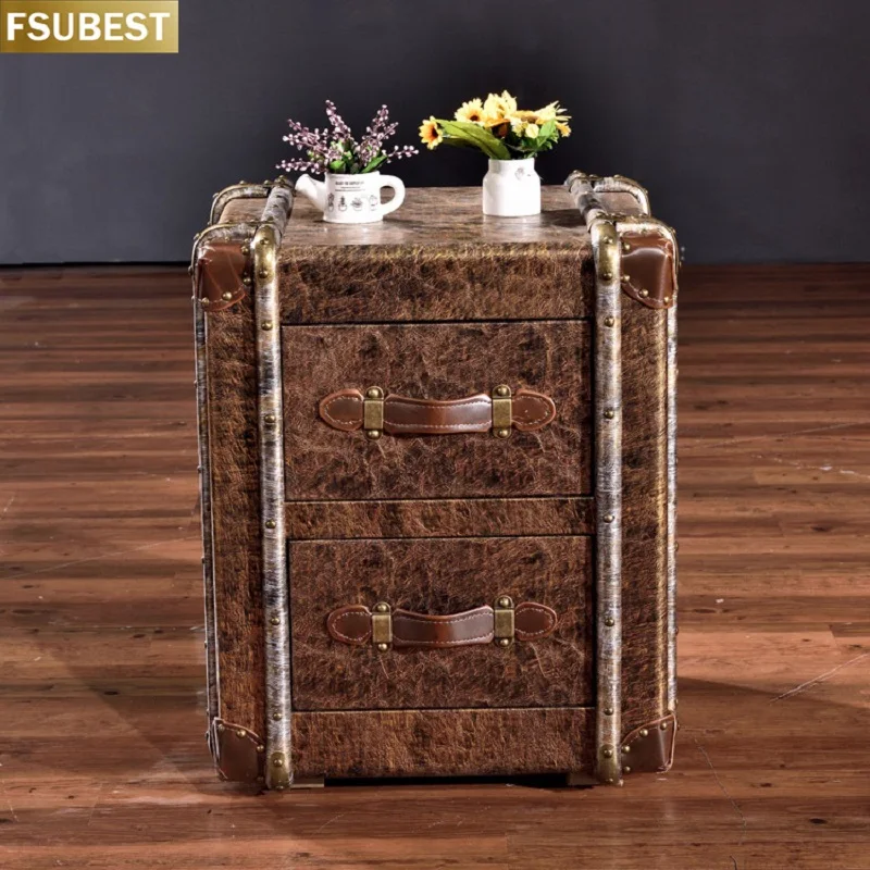 

Алюминиевый флип-стол FSUBEST, боковой шкаф в стиле лофт, шкаф для хранения в индустриальном стиле, угловой стол с алюминиевыми краями