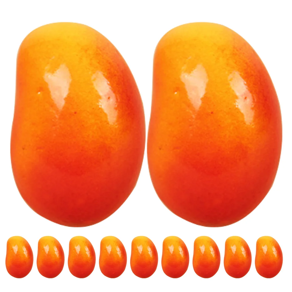 30 Pcs Mini Fruits Desktop Decor Miniature Mangos Props Artificial Foam Fake Models