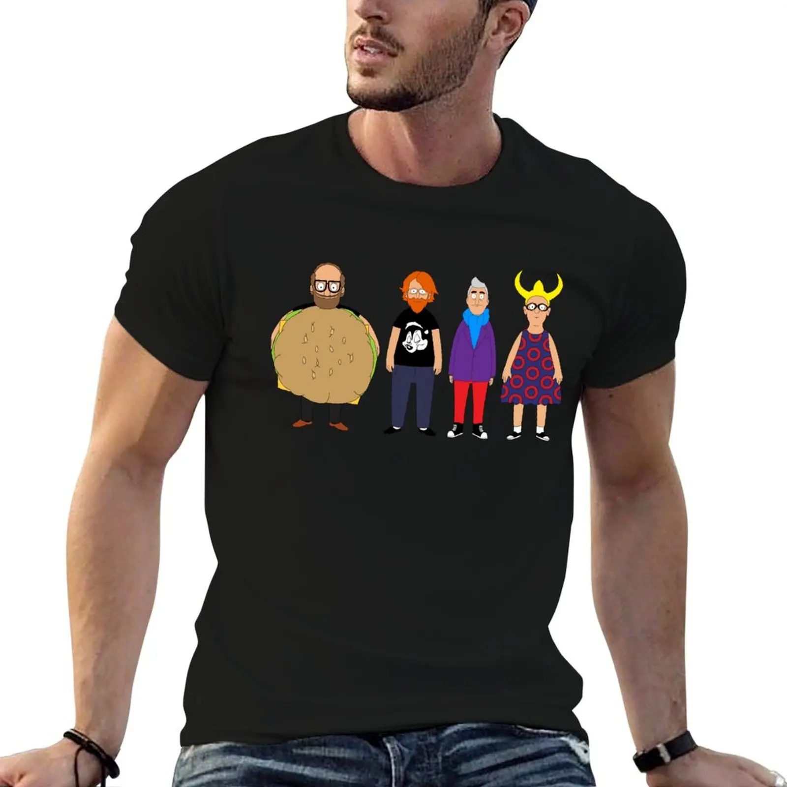 Футболка Bob's Burgers Phish от Custeez, праздничная футболка для отпуска