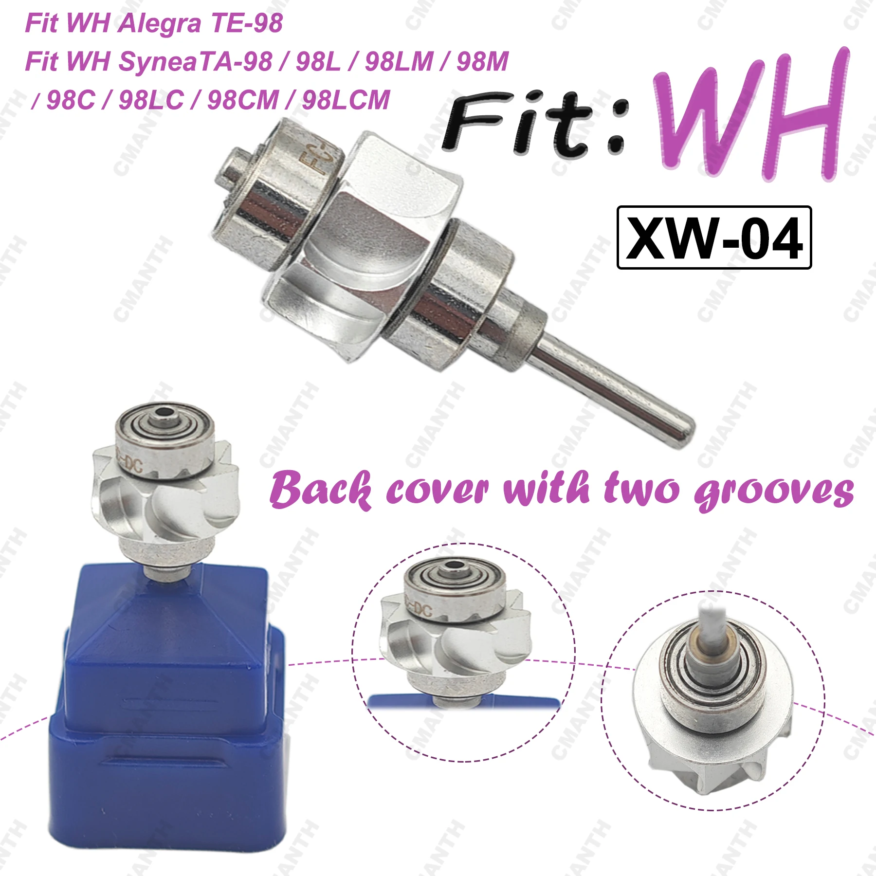 

Стоматологический турбинный картридж, ротор подходит для WH Allegra TE-98/Synea TA-98-L/LM/M/C/LC/CM/LCM, высокоскоростной наконечник, качественная стоматологическая запасная часть