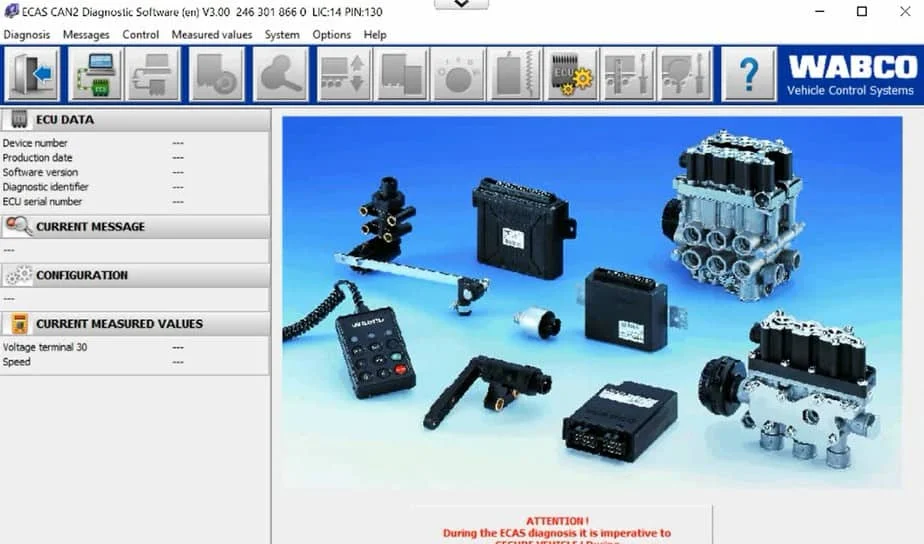 Wabco Meritor Toolbox Plus v14.2 ECAS CAN2 v3.00 Diagnostics Software+Activator