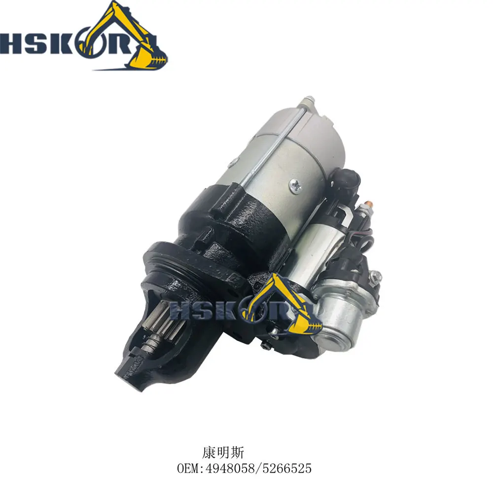 4948058 5266525 For Cummins 4BT 6BT ISBE ISDE Engine Parts 24V 6.0KW Starter Motor