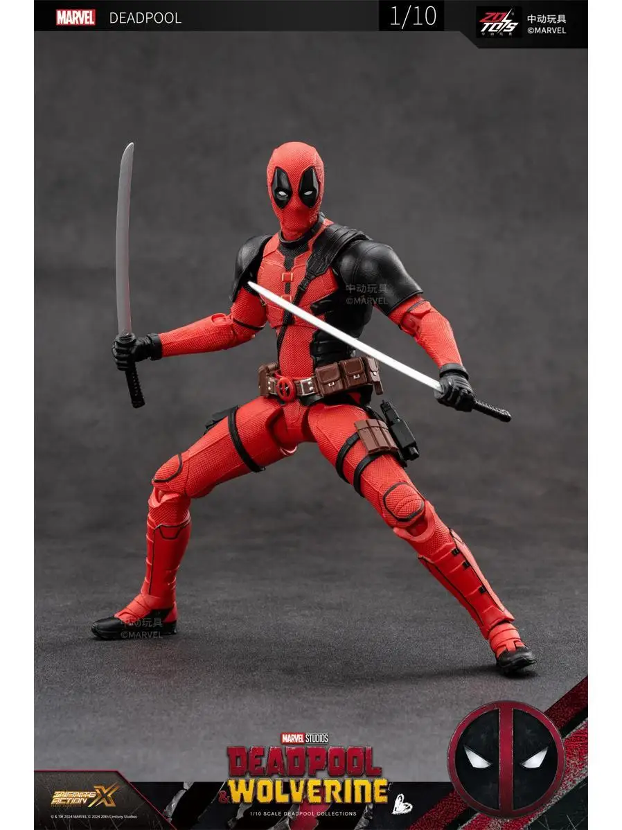 ZD Original Deadpool & Wolverine Action figures Deadpool Boxed Wolverine PVC Figure Collectible Model Toy