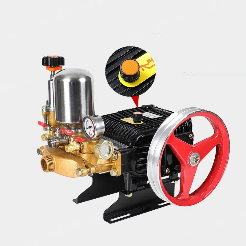 Multifunctional Spray Pump, Orchard Special, Three-Cylinder Injection Plug Pump, Agricultural High-Pressure Sprayer, Free Butter