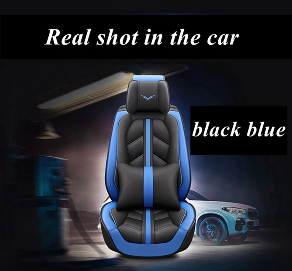 Front+Rear 5 seats Car Seat Cover Sports Matching