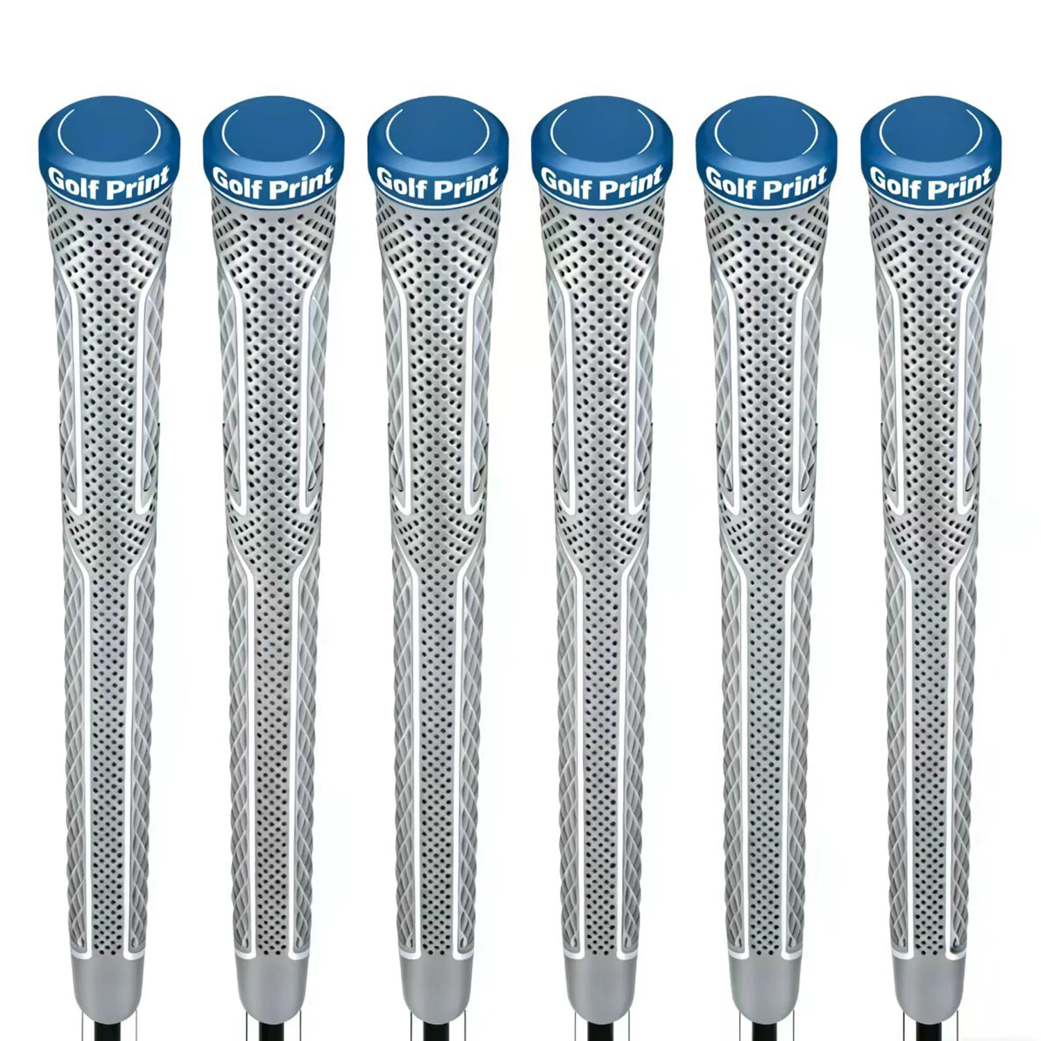 golfprint-impugnature-per-mazze-da-golf-60r-undersize-standard-midsize-jumbo-grigio-blu-morbide-al-tatto