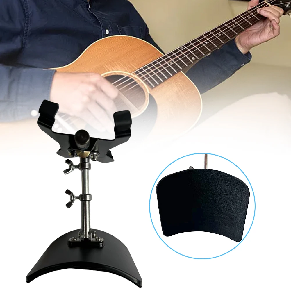 

Guitar Support Handrest Guitar Leg Rest Stand Metal For Bass Acoustic Guitar Foot Stool For Guitar Enthusiasts