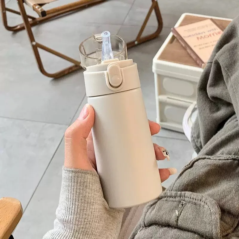 Portable Insulated Water Bottle High Aesthetic Value Small Capaci St Ladies Version ket Size New 2025 Student Cup