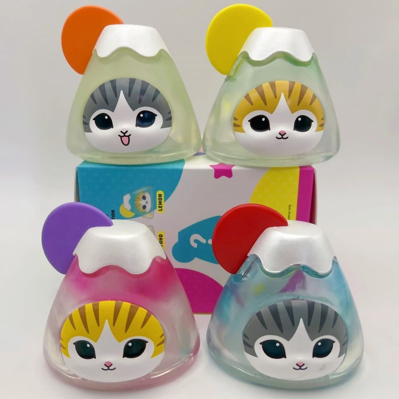 

Mofusand Cat Jelly Tumbler Fushandi Cute Headset Cat Model Doll Small Ornament Blind Box Cute Dolls Fans Anime Birthday Gift Toy
