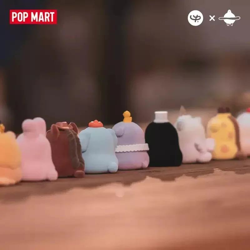 POPMART PUCKY ANIMAL BEANIES 시리즈 블라인드 박스 미스터리 박스 추측 가방 장난감 인형 귀여운 애니메이션 피규어 데스크탑 장식 컬렉션