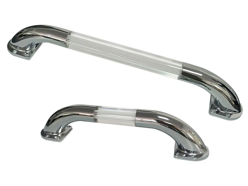 White, Black and Chrome-colored Luminous Door Handle Rv Door Handle with Durable Material for Rv Camping Car