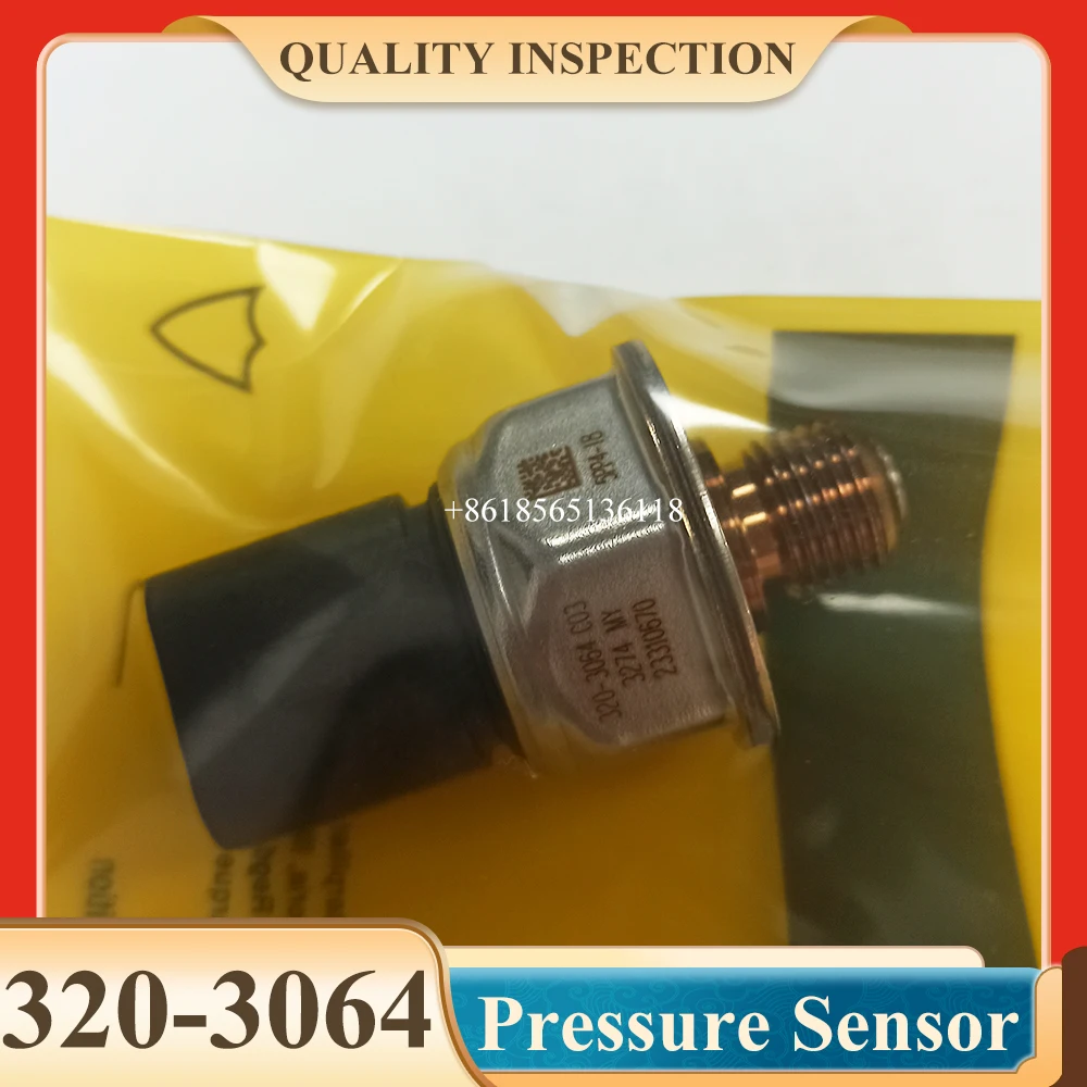 

Excavator Common Rail Pressure Sensor 320-3064 3203064 for E323D E315D E320D E330C E329 Common Rail Sensor