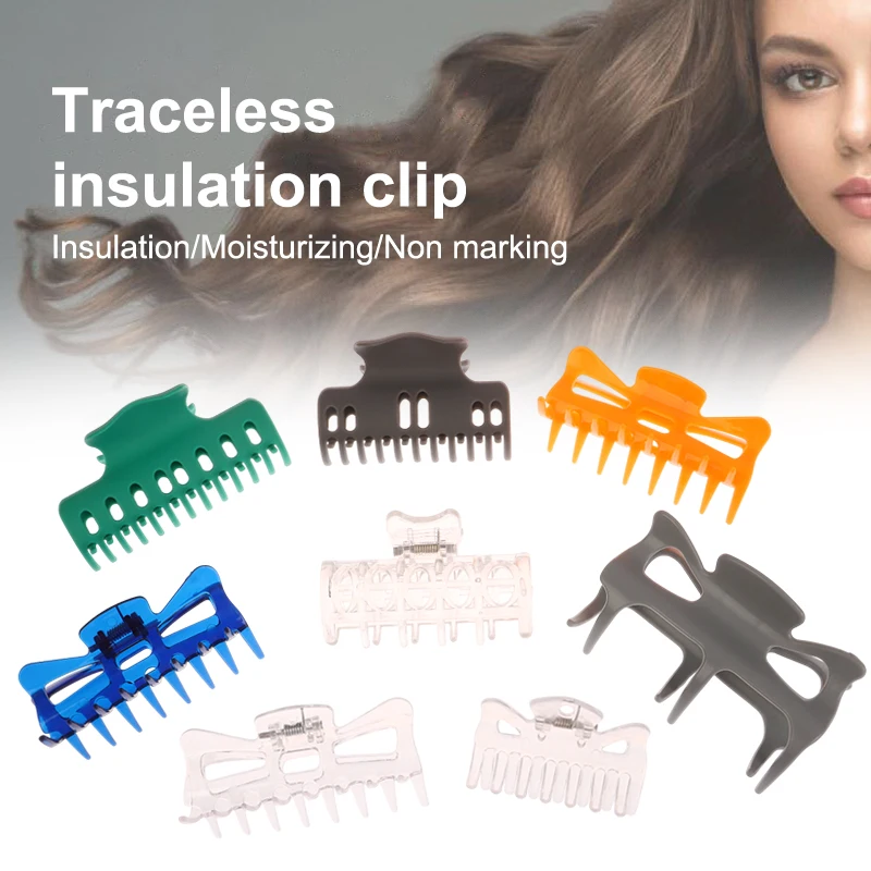 1Pcs Salon Hot Roller Barrette Hold Hair Evenly Curled Hot Roller Super Hair Perm Insulation Clip Styling Tools