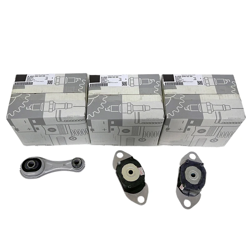 

OEM A4532400200 A4532400309 4532400200 3pcs Engine Gearbox Mount Kit For Smart 453 W453 Fortwo Forfour Fortwo 112214046R