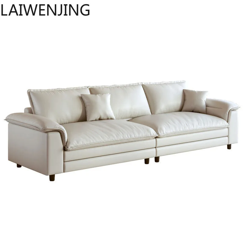 

MJY technology cloth sofa living room simple modern small apartment straight row sofa