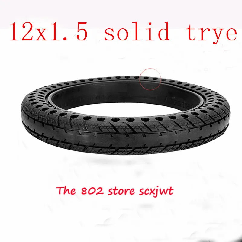 High Performance 12x1.5 Honeycomb Solid/tubeless Tire 12 1 / 2 * 2 1 / 4 Bicycle Tire 12 Inch Stroller Non- Pneumatic Tire