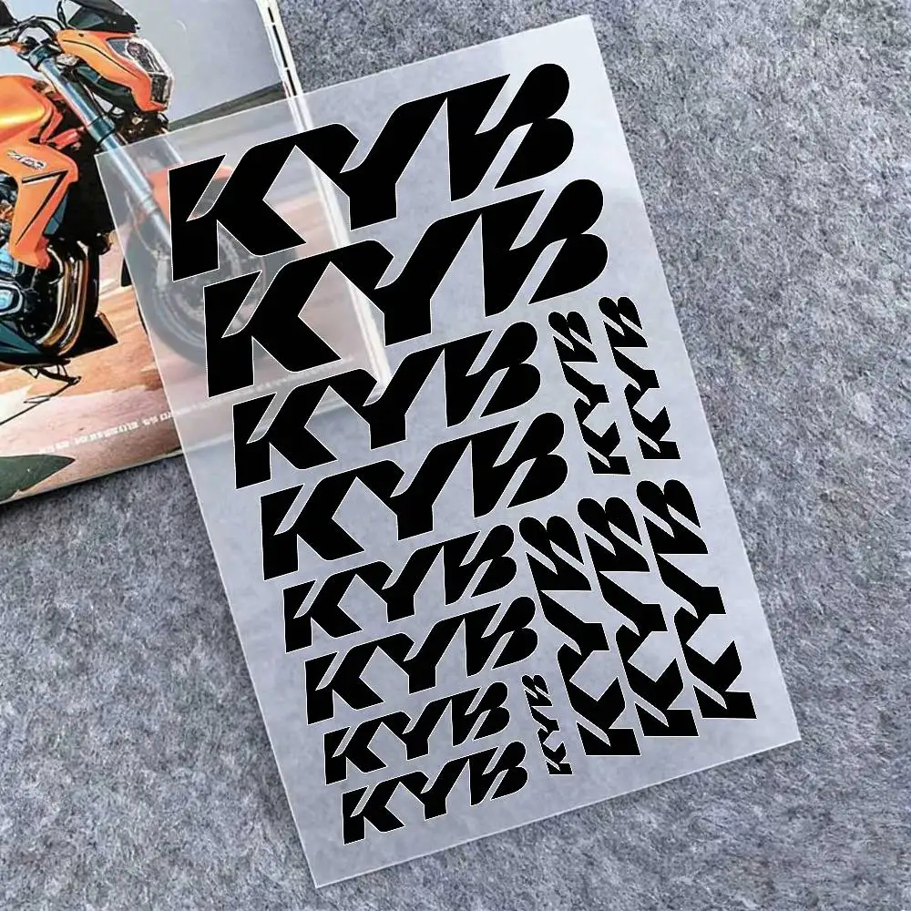 

Модные дизайнерские светоотражающие наклейки KYB для мотоциклов, 3M-наклейки для безопасности в темноте, для шлемов скутеров