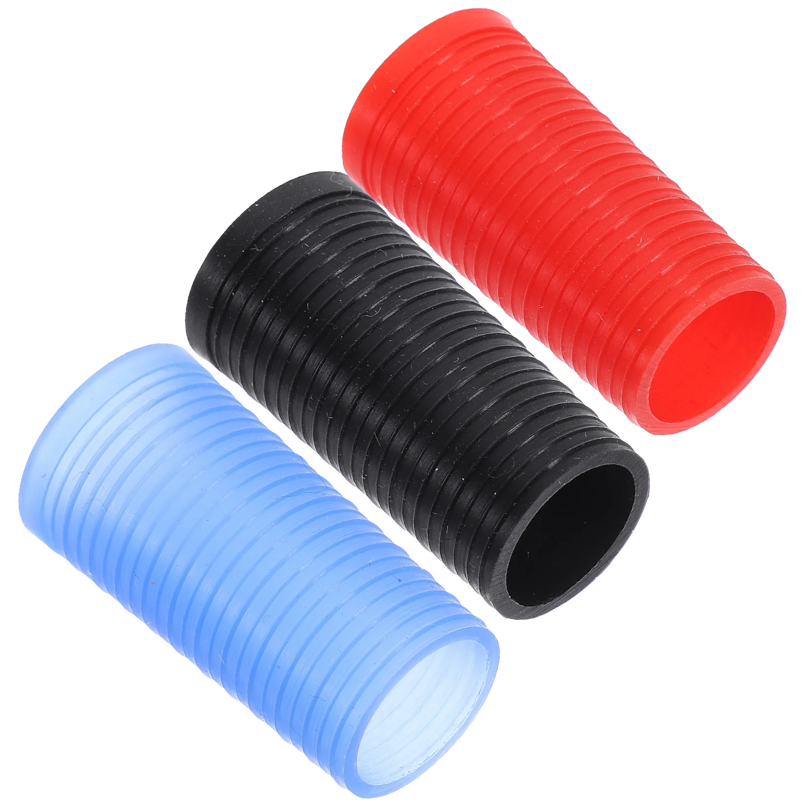 3 قطعة الساكسفون الفلين الدائري ألتو الرقبة يغطي خواتم مكون الملحقات هلام السيليكا سيليكون #2